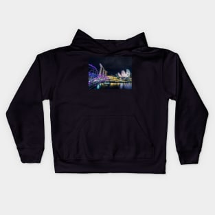 Marina Bay Nightlights Kids Hoodie